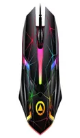 Mice 1200DPI USB Wired Gaming Mouse Optical Computer Mouse for PC Laptop 3 Keys Ergonomic Mice Led Light Night Glow Mechanical Mou8363306