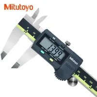 Mitutoyo Tools Electronic LCD Digitale wijzerplaat Vernier remklauw 500-196-30 500-196-20 6inch 150 mm 8inch 200 mm 12inch 300 mm roestvrijstalen meting liniaal gemaakt in Japan