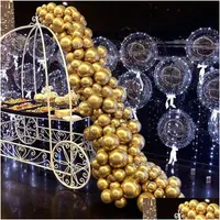 Balloon 10 12Inch Chrome Gold Sier Rose Gold Balloons Flashing Metal Thick Pearly Birthday Party Decoration Metallic Drop De Dhxdt