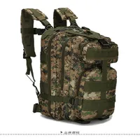 حقيبة التمويه في الهواء الطلق في الهواء الطلق ، حقائب الظهر المشي لمسافات طويلة 3P Pack Pack Tactical Backpack Camping Thripp Oxford Camouflage Bag226V