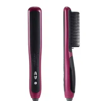2018 Salon Hair Iron Hair Straightening Escova Alisadora electric hair straightener brush 1PCS ionic heat brush238y