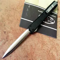 8 models high quality Makora II 106 D2 blade T6-6061 black carton fiber tactical customized automatic knife automatic knives auto 3200