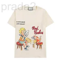 T-shirt maschile Designer Maglietta clasica 2 23 camicie estive da donna Lettera stampata casual S Top Fashion Streetwear Apparel 2 Colori 2863