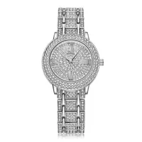 A PCS Lot New Fashion Style Women Man Watch Lady Silver Diamond Armbandwatch Stahl Luxus Liebhaber Watch hochwertiges Klappschlos1933