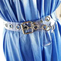 Designer belts 2023 Transparent belt white clear pvc belts for women dress cinturon mujer heart harajuku waistband jeans cintos cummerbunds factory outlet