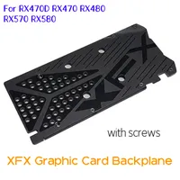Dla karty graficznej XFX Ochrona przedplanowanej płyty backningowej RX470 RX480 RX570 RX580 KARTA GRATYKA KARTA GRATOWA Karta graficzna