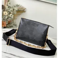 Luxury Summer 2021 embossed puffy leather chain bag classic functional COUSSIN PM handbag fashion-forward shoulder bags cross-body252S