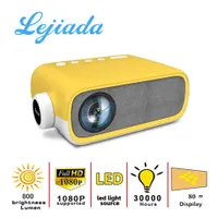 Nuevo proyector LED YG280 LED 480*272 píxeles con HD/USB/AV/Audio Interfaz Player de medios de comunicación portátil