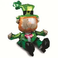 St. Patrick's Day Decorations Lucky Irish Shamrock Banner med Shamrock Balloons Irish Fesitival Party Sup