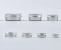 Metal Aluminium Bottle Tins Lip Balm Containers Empty Jars Screw Top Tin Cans 5ml 10ml 15ml 20ml 30ml 40ml 50ml 60ml 80ml