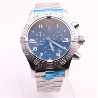 top store jason007 watches men BLACK DIAL SS watch avenger seawolf chronograph quartz Battery sports mens dress wristwatches241G