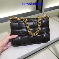 Venets Bottegs Designer Handbags Cassette Buy Jodie Thick Chain Woven Oblique Span Tofu Bag Pillow Women's268P Zhouzhoubao123 I27L