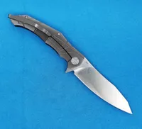 Hoogwaardige M3352 flipper vouwmes D2 satijnen mes G10 met stalen handvat EDC Pocket Knives kogellager wasmachine Outdoor Survival Tools