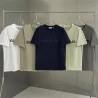 여름 남녀 Essent T 셔츠 디자이너 Essen 캐주얼 셔츠 고급 반바지 Tshirts Essentail 가슴 인쇄 패션 레터 탑 Tees Essentiel 티셔츠 O7p7#