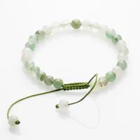 Strand Beaded Strands Natural Healing Energy Green Aventurine Men Bracelet Polished 6mm Beads Bangle Elastic Pulsera Women Jewelry