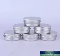 Wholesale 30g aluminum cream jars with screw lid, cosmetic case jar,30ml aluminum tins, aluminum lip balm container