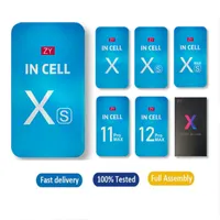 Incell ZY para iPhone 11 12 13 x xs max xr LCD Display Painéis Touch Screen Digitalizer Substituição Conjunto