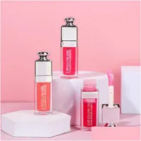 Lip Gloss 6 ml Crystal Jelly Hydrating Care Oil Niet -Sticky Forma Subtiele glans Glow getinte pure kleur Plumperlip Drop Delivery Health Dhnxm
