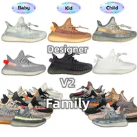 2023 Aile Yeni Botlar Tasarımcı Tn Çocuk Ayakkabı Bebek Çocuk Yaz Dış Moda Üçlü Beyaz Siyah Yansıtıcı Tereyağı Arduvaz Cinder Yecheil Bred Onyx Casual 26-35