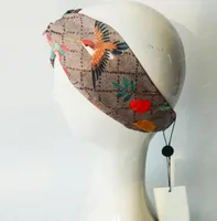 Projektantka jedwabna Krzyż na głowę Kobiet Dziewczyno Hair Pass