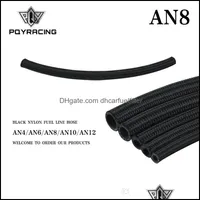 Fittings Pqy 8 An Pros Lite Black Nylon Racing Hose Fuel Oil Line 350 Psi 0. Pqy73131 Drop Delivery Mobiles Motorcycles Parts Systems Dhk5R