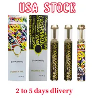 California Honey Disposable Vape Pen Starter Kits 1ml USA Stock E Cigarettes Vapes Pens 400mAh Pentes de vaporisateur à huile épaisses de batterie rechargeable intégrée
