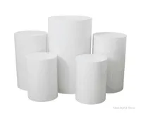 Party Decoration Round White Floor Cake Table Pedestal Stand Cylinder Plinth Diy Wedding Decorations6002636