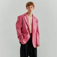 남자 정장 A1924 패션 남성 여자 코트 재킷 2023 럭셔리 유럽 디자인 파티 스타일 남성용 의류