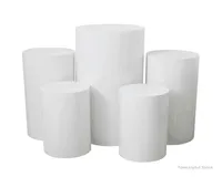Party Decoration Round White Floor Cake Table Pedestal Stand Cylinder Plinth Diy Wedding Decorations6871555