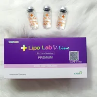عناصر الجمال Lipo Lab PPC V Line Solution 10 قوارير Lipolab 10ml للذقن تخليص الأوزان الأصلية