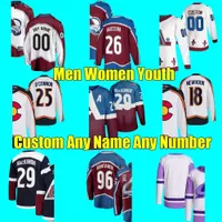 Hockey jerseys 29 Nathan Mackinnon 96 Mikko Rantanen 8 Cale Makar 62 Artturi Lehkonen 37 J.T. Compher 7 Devon Toews 13 Valeri Nichushkin