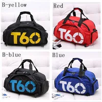 New Men Sport Gym Bag Women Fitness Waterproof Outdoor Separate Space For Shoes pouch Hide Backpack sac de T60 J1209273g