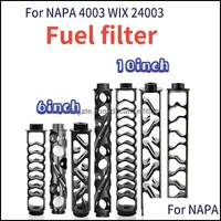 Fuel Filter 6 10Inch Extension Spiral 1 228 5 824 Oil Filters Threaded Single Core Aluminum Tube 1 2X28 5 8X24 Car Soent Trap For Na Dh6Ra