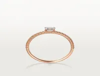 Carti love diamond ring designer jewlery women engagement wedding rings luxury moissanite ring Rose gold Silver Titanium8041504