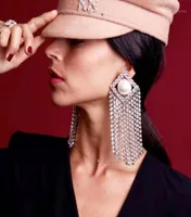 Dangle Chandelier Boutique Full Shiny Rhinestone Tassel Earrings For Women Fashion Jewelry Party Show Dress Statement Accessorie3615703