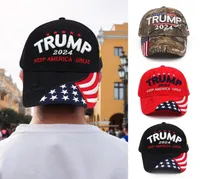 President Donald Trump 2024 Hat Camouflage Baseball Ball Caps Women Mens Designers Snapback US Flag MAGA Anti Biden Summer Sun Vis3885922