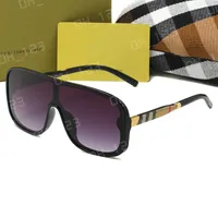 Designer Sunglasses Brand Plaid Sun Glasses Women Men Unisex Traveling Sunglass Black Grey Beach Adumbral With box