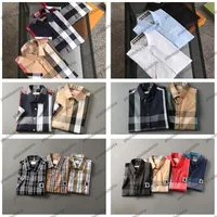 2023 Tasarımcılar Erkek Elbise Gömlek Kısa Kollu İş Moda Moda Girmiş Gömlek Markaları Erkekler Bahar İnce Fit Gömlek Kemurları De Marque Pour Hommes Asya Boyutu: M-3XL