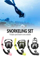 High Quality 12 Colors Professional Scuba Diving Masks Snorkeling Set Adult Silicone Skirt AntiFog Goggles Glasses Swimming Fishi8179256