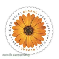 2022 foglio di fiori di posta elettronica Global Forever International di 10 forniture postali di 1a classe