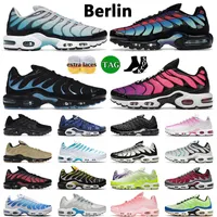2023 Sports Terrasasape Plus Tn Berlin Running Shoes Big Size US 12 Mens Women Triple Black Anthracite Baltic Blue TNS Atlanta Unity Trainers Sneakers 36-46