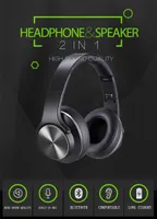 Original SODO MH5 Bluetooth Headphone Speaker 2 in 1 out Microphone Noise Canceling outdoor 5 Colors for Huawei Samsung Ce6106669