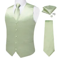Giubbotti da uomo Sage Green Solid Silk Suit fort per uomo Tra Foclettiere gemelli Fare di nozze smoking formale blazer maschio whitcoat 230316