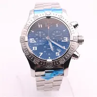 top store jason007 watches men BLACK DIAL SS watch avenger seawolf chronograph quartz Battery sports mens dress wristwatches1997