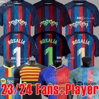 23 24 Lewandowski Rosalia Motomami Soccer Jerseys Limited Edition Kessie Raphinha Pedri Ferran Barcelonas 2022 2023 Camisetas de Ansu Fati Men Size Football Shirts