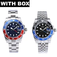 Дизайнерские часы Mens Watch Gmt Luxury Watchs Luminous Sapphire AAA 2813 Автоматическое механическое движение 41 мм наручные часы складные пряжки U1 Montre de Luxe Jason007
