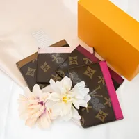 カードホルダーM60703高級デザイナーカードカバー女性マンミニウォレットコインファッションファッションキーポーチカードスロットクレジット本革印刷財布カード所有者バッグ