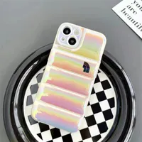 Designer Telefonfall Letter Silicone Phone Case Multicolor iPhone 11 12 13 14Pro/Pro Max Luxury Printed iPhone Case Premium Feel Protection