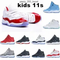 11s Retro Kids shoes 11 boys basketball Jumpman 11s shoe Children black sneaker Chicago designer military grey trainers baby kid youth 7STH