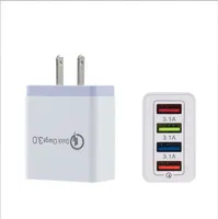 QC 3.0 Wall Charger Qualcomm USB Quick Charge 5V 3A 9V 2A 12V 1.5A Travel  Power Adapter Fast Charging US EU Plug For Iphone Samsung / From Chinese  Jade Shop, $1.71